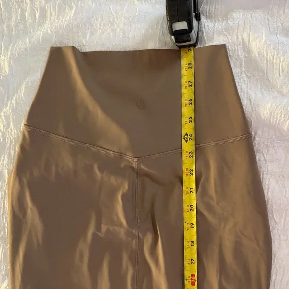 NWT New Lululemon Nulu™ Slim Fit High-Rise Midi Skirt Taupetastic Brown Pencil 4 - Picture 14 of 14